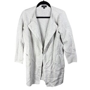 J Crew 365 Cardigan Womens Small Open Front Duster Sweater Merino Wool J6339